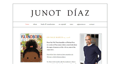 Desktop Screenshot of junotdiaz.com