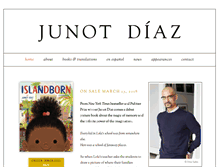 Tablet Screenshot of junotdiaz.com